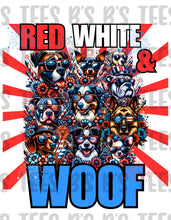 Load image into Gallery viewer, Red White &amp; Woof PNG

