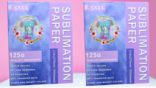 Load image into Gallery viewer, PRE SALE 125g Sublimation Paper | B's Tees | 8.5x11