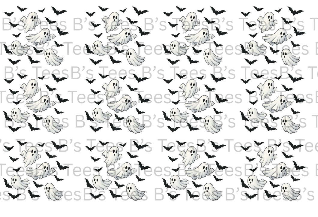 Ghost Pocket Design Gang Sheet 22 by 15