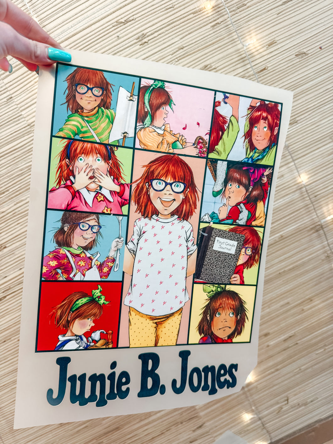 Junie B Jones 1 SINGLE DTF TRANSFER