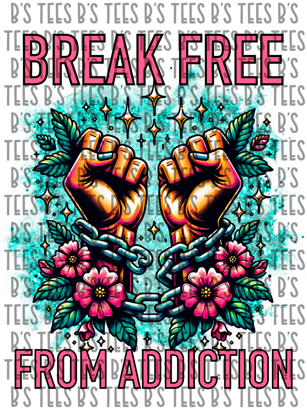 Break Free From Addiction PNG