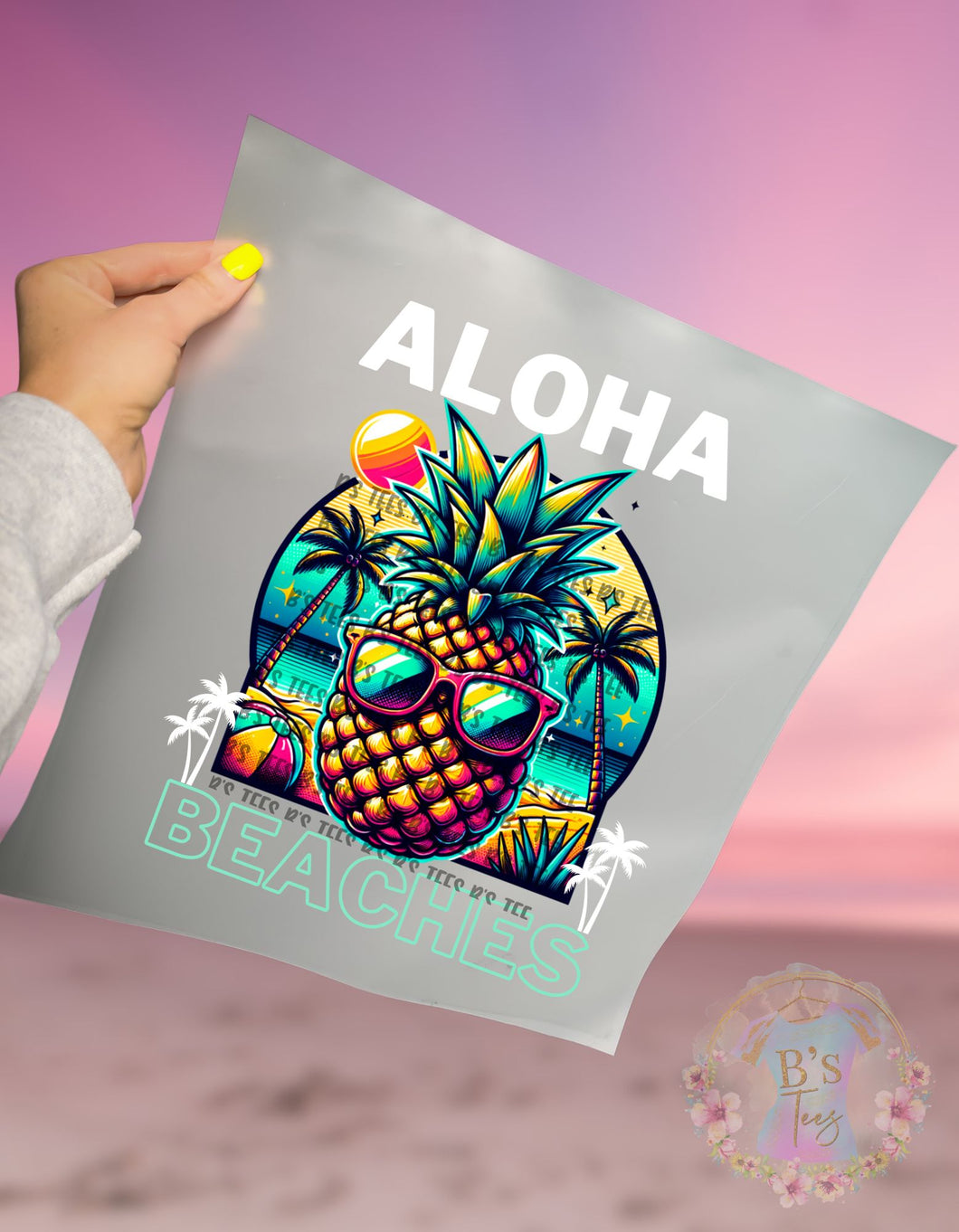 Aloha Beaches SINGLE DTF TRANSFER