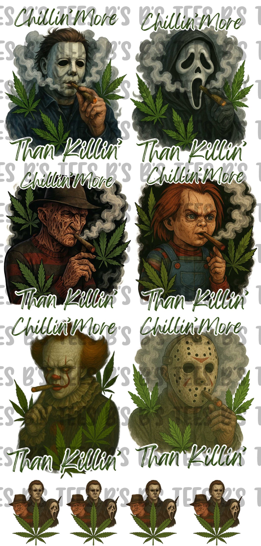 Horror Pot Gang Sheet 22