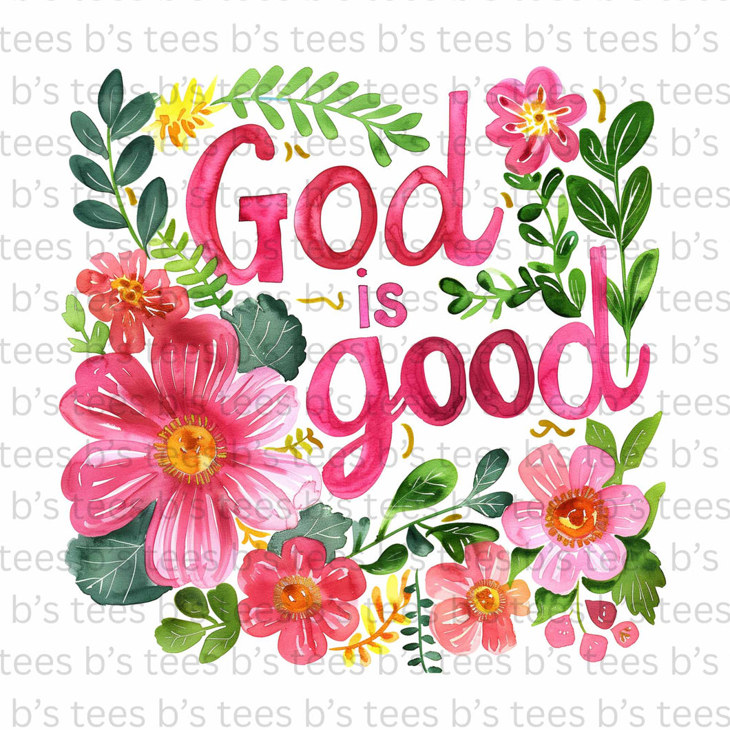 God Is Good Single DTF Transfer