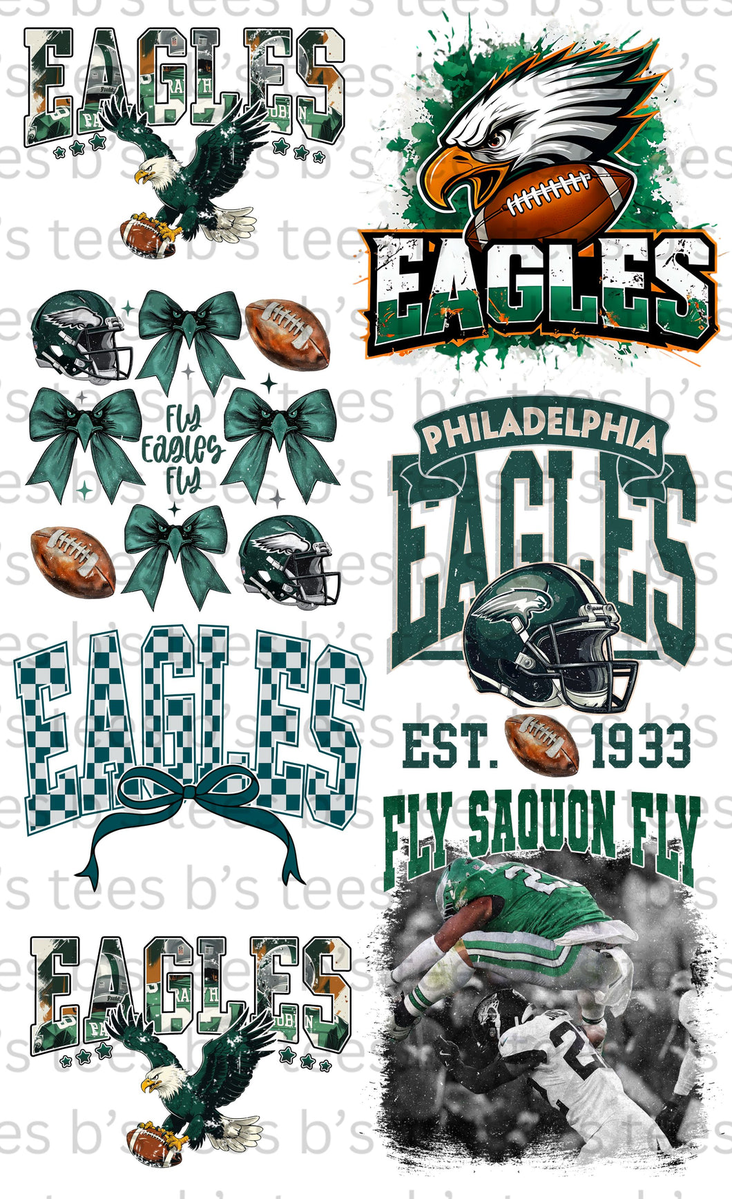 Eagles Gang Sheet 22 by 36