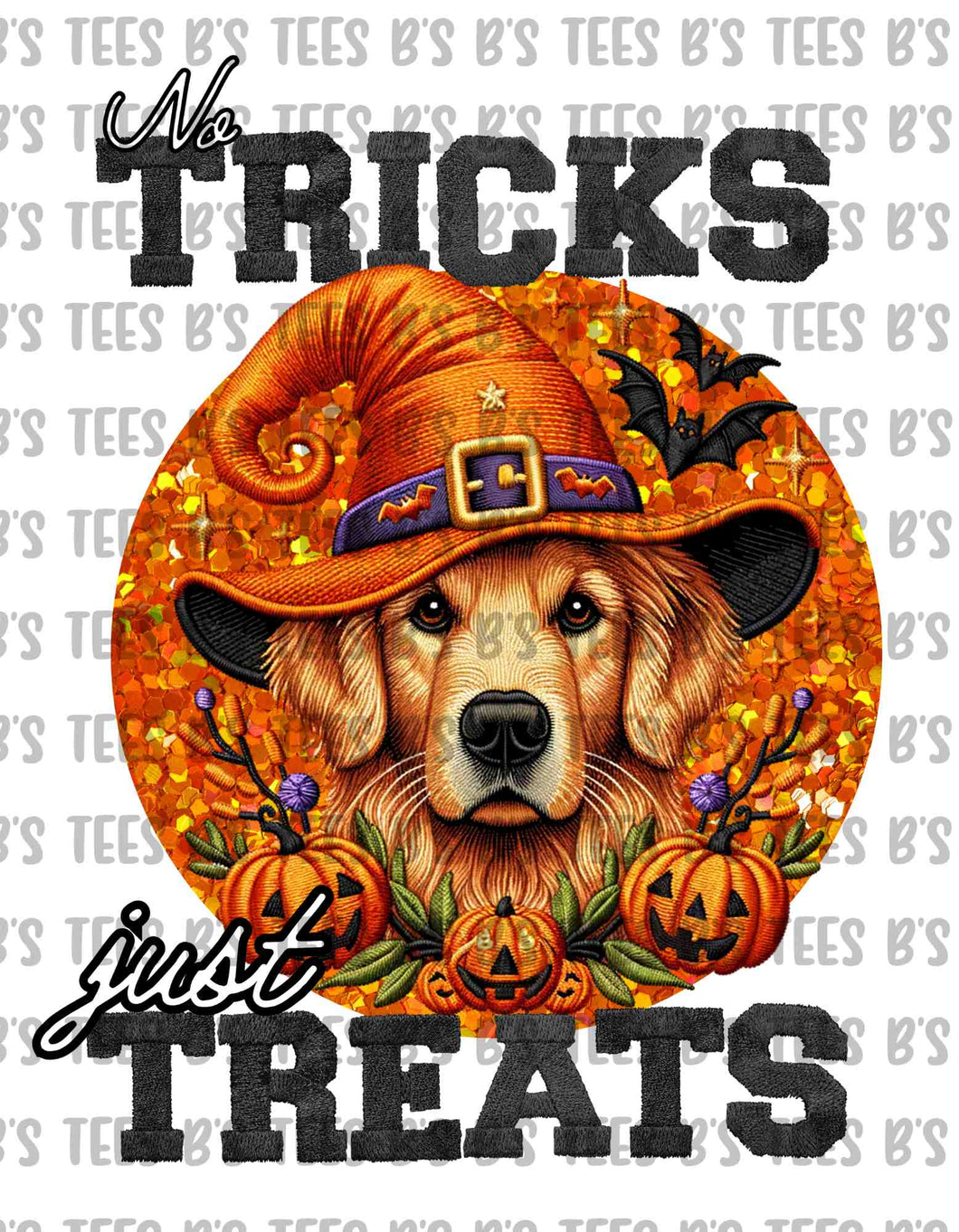 Golden Retriever Tricks & Treats PNG