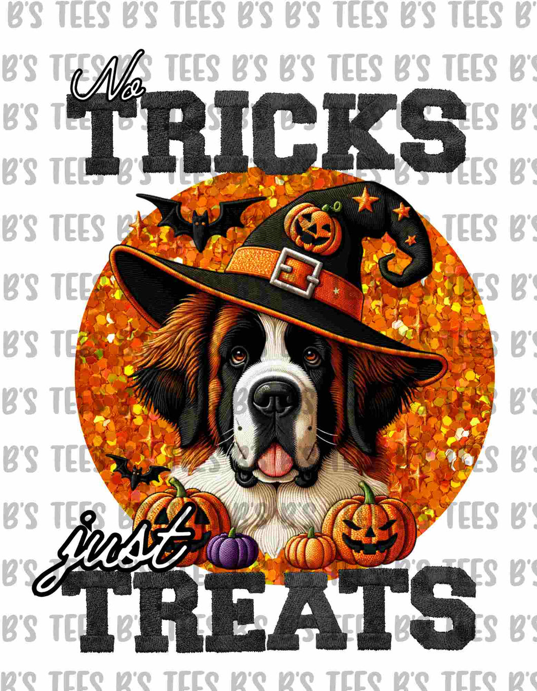 St. Bernard Tricks & Treats PNG