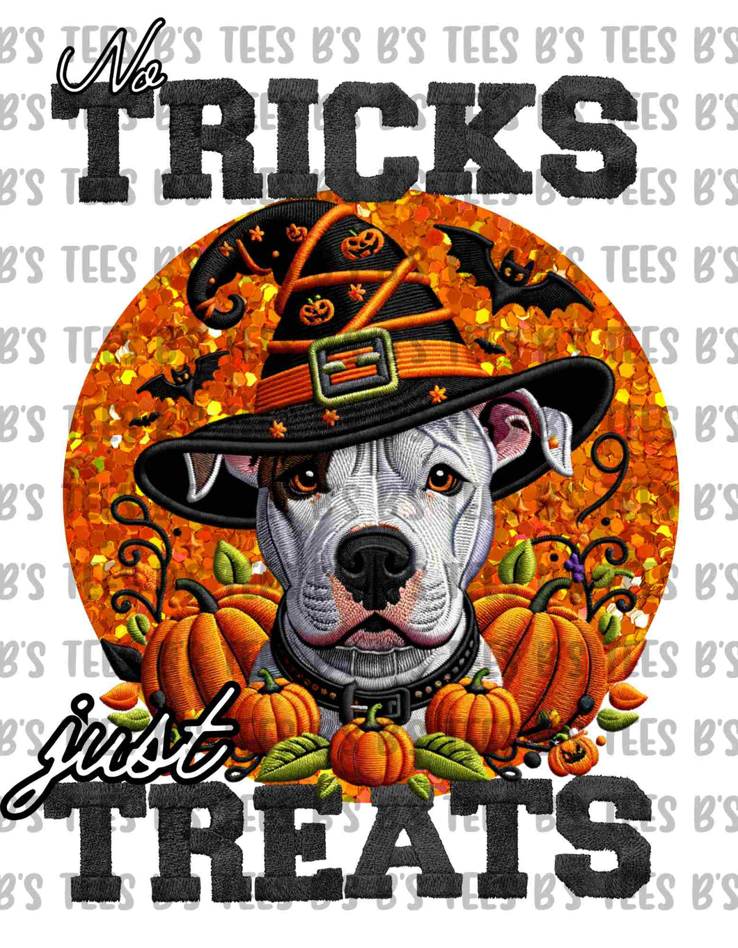 White Brindle PitBull Tricks & Treats PNG