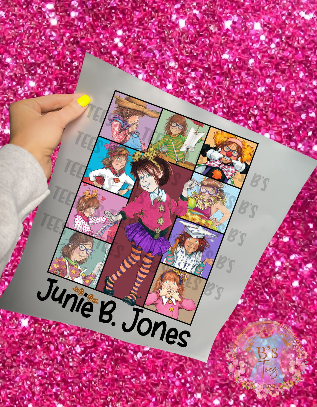 Junie B Jones 4 SINGLE DTF TRANSFER