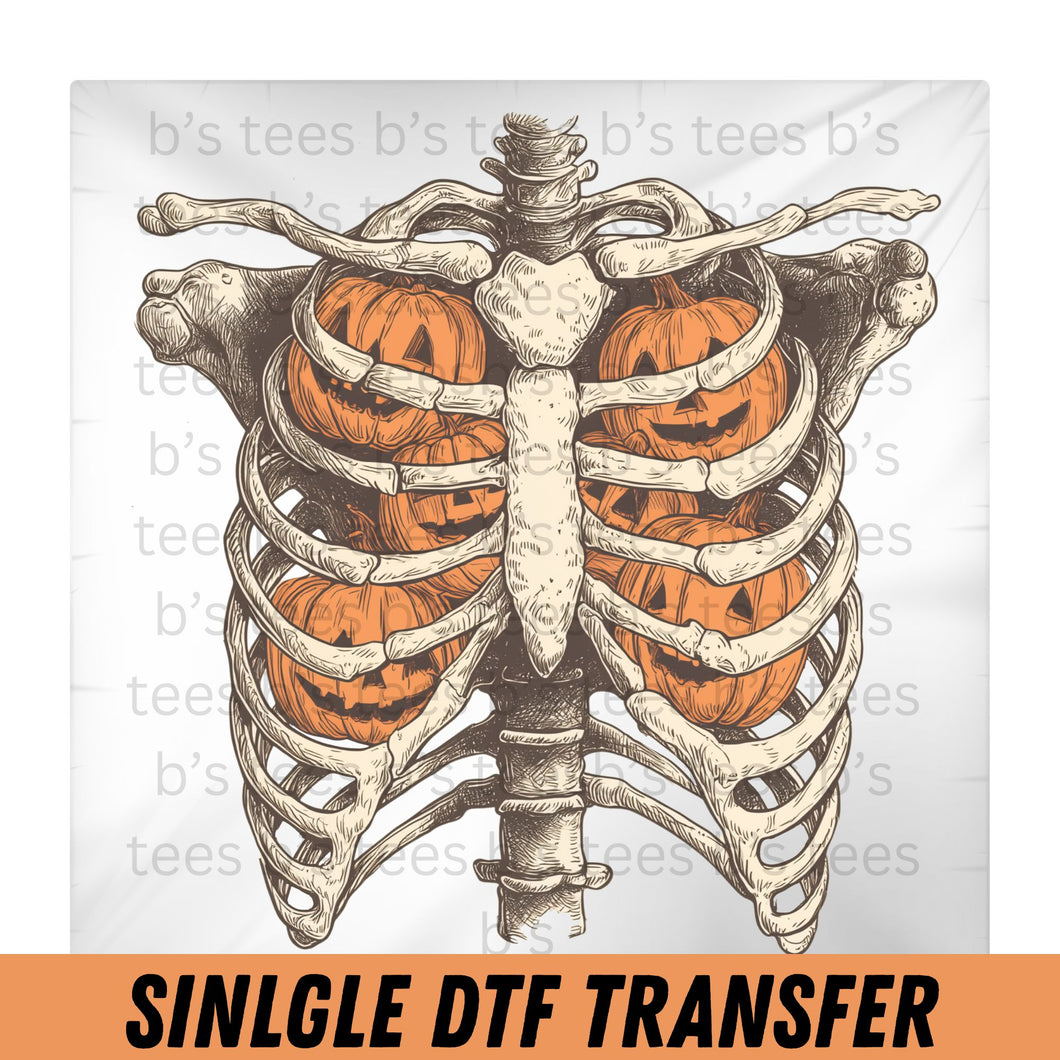 Fall Skeleton SINGLE DTF TRANSFER