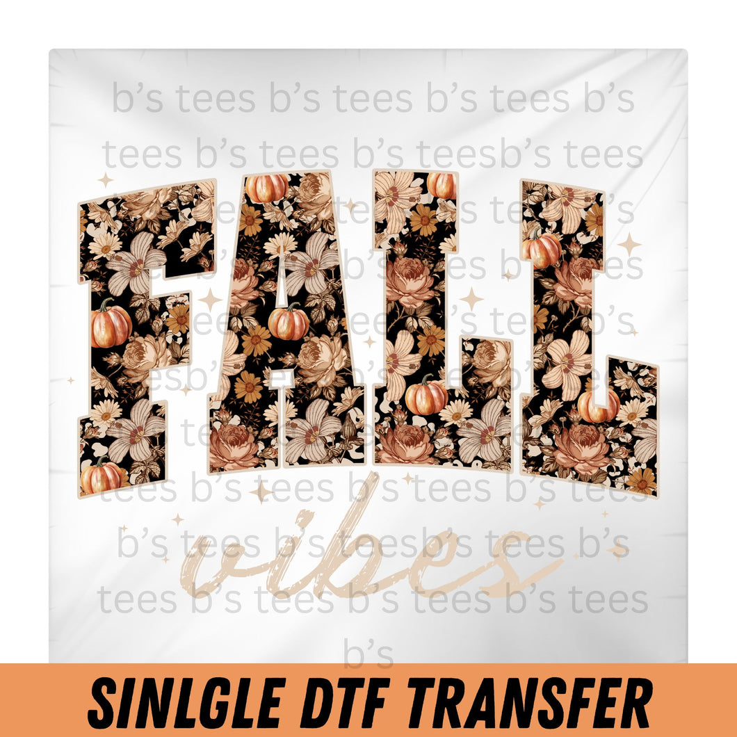 Fall Vibes SINGLE DTF TRANSFER